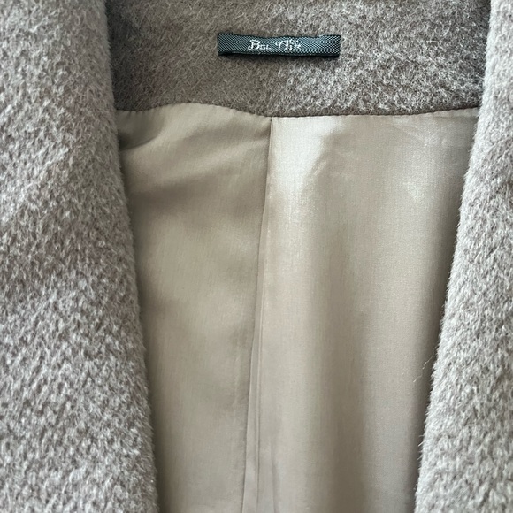 Bolero / Cape in Wool Taupe Grey One Size - Picture 9 of 10